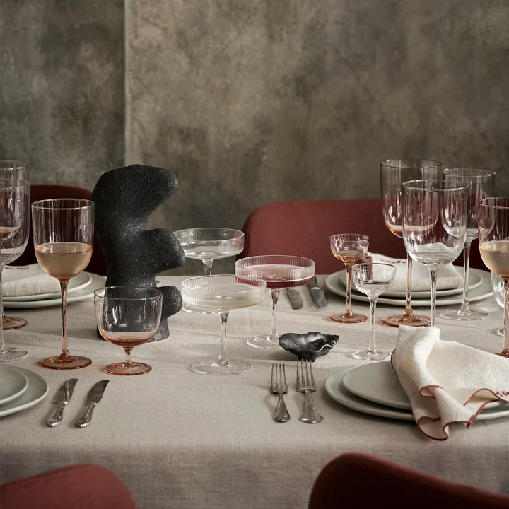 Host Verres, clair et blush de Ferm Living