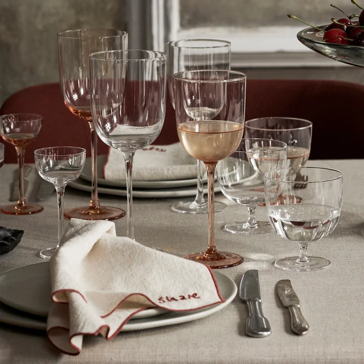 Host Verres, clair et blush de Ferm Living
