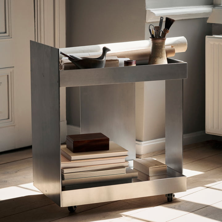 Lager Trolley, Aluminium de ferm Living