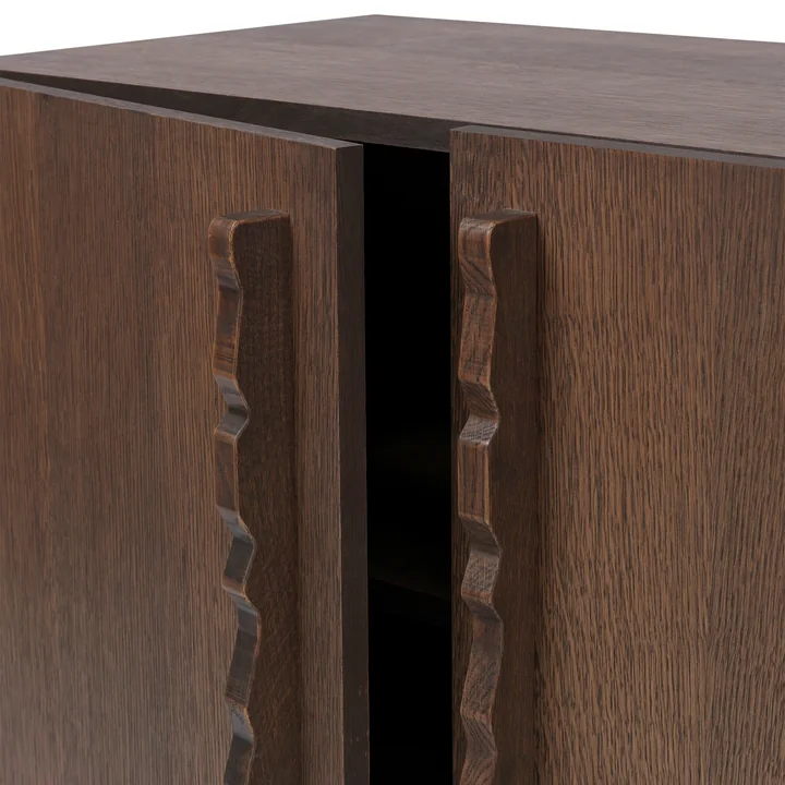 Unda Sideboard, Chêne teinté foncé de Ferm Living