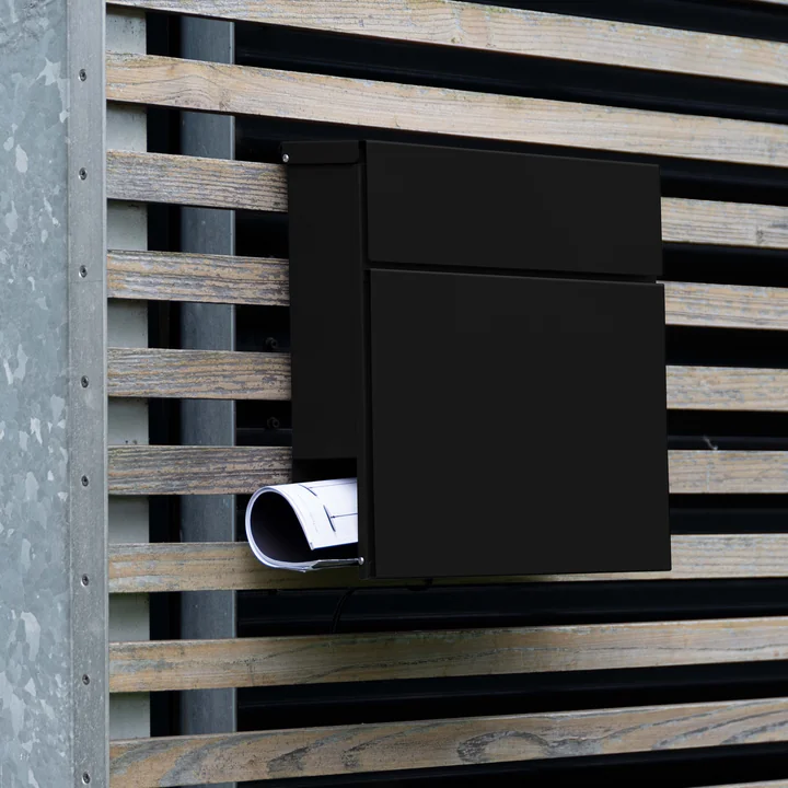 Boîte aux lettres Letterman VI avec rouleau à journaux de Radius Design