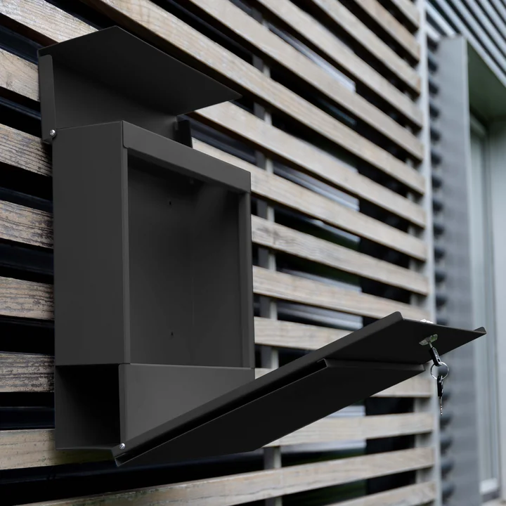 Boîte aux lettres Letterman VI avec rouleau à journaux de Radius Design