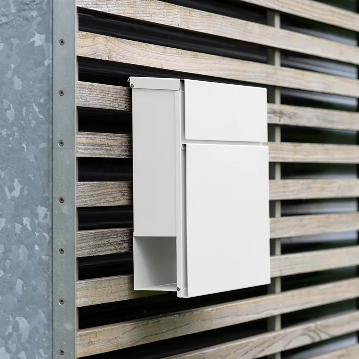 Boîte aux lettres Letterman VI avec rouleau à journaux de Radius Design