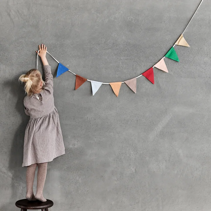 OYOY - Moni Guirlande en mousseline, 240cm, multi