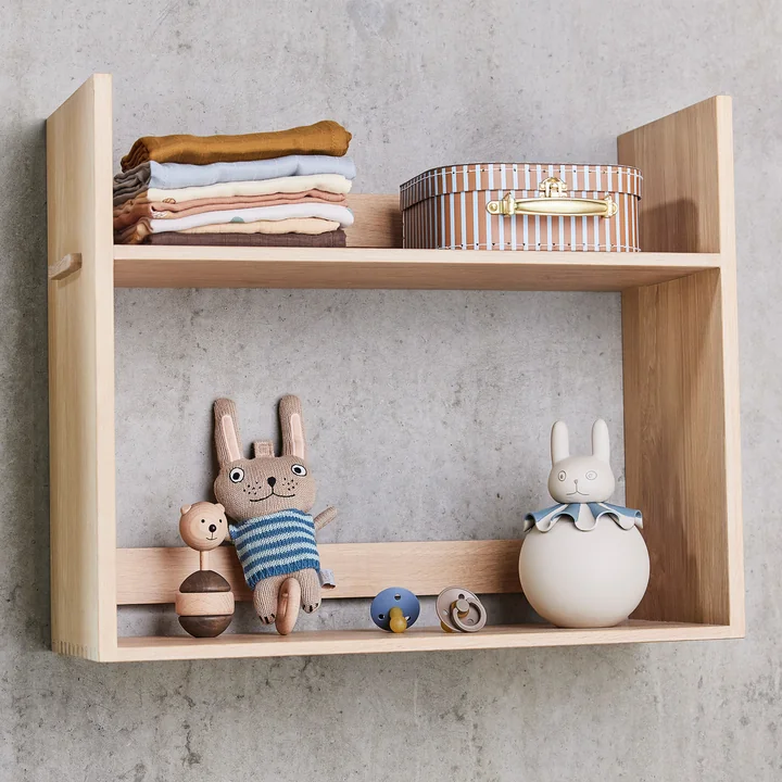 OYOY - Rabbit veilleuse, blanc cassé / bleu