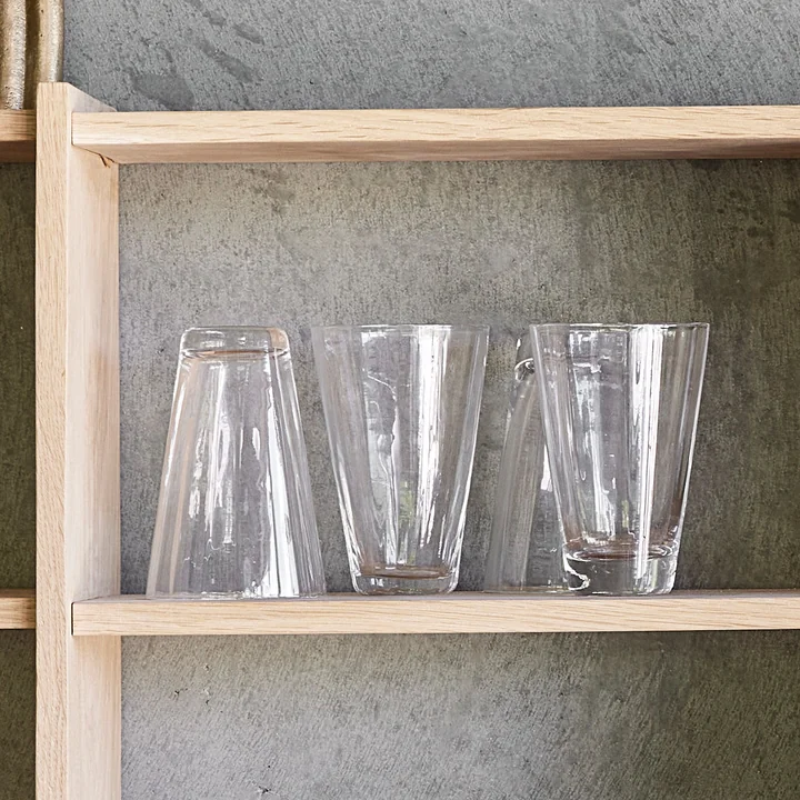 OYOY - Yuka Groove Verre à boire, transparent