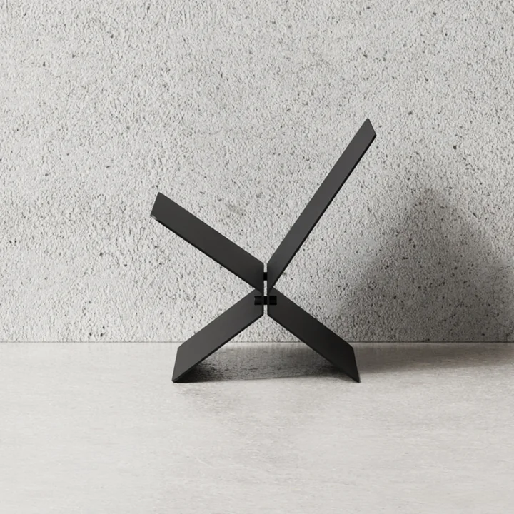 Présentoir à magazines, noir de Nichba Design