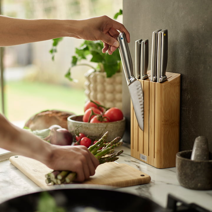 Elevate Bloc à couteaux avec des couteaux de Joseph Joseph