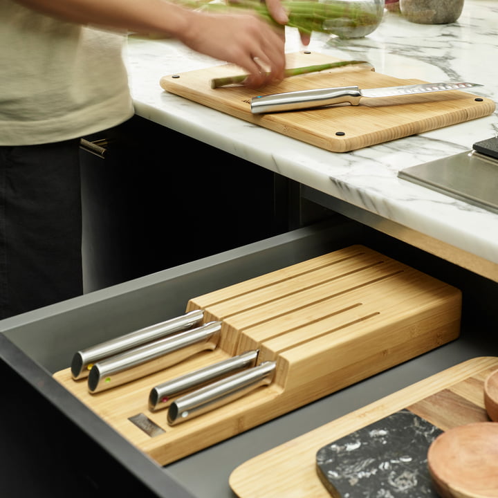 Elevate Rangement des couteaux avec des couteaux de Joseph Joseph