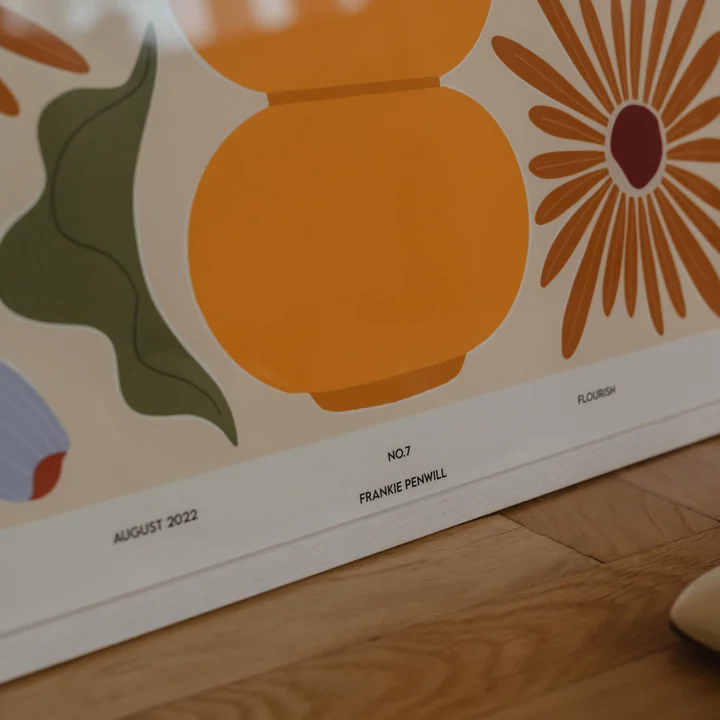 Flourish par Frankie Penwill pour The Poster Club