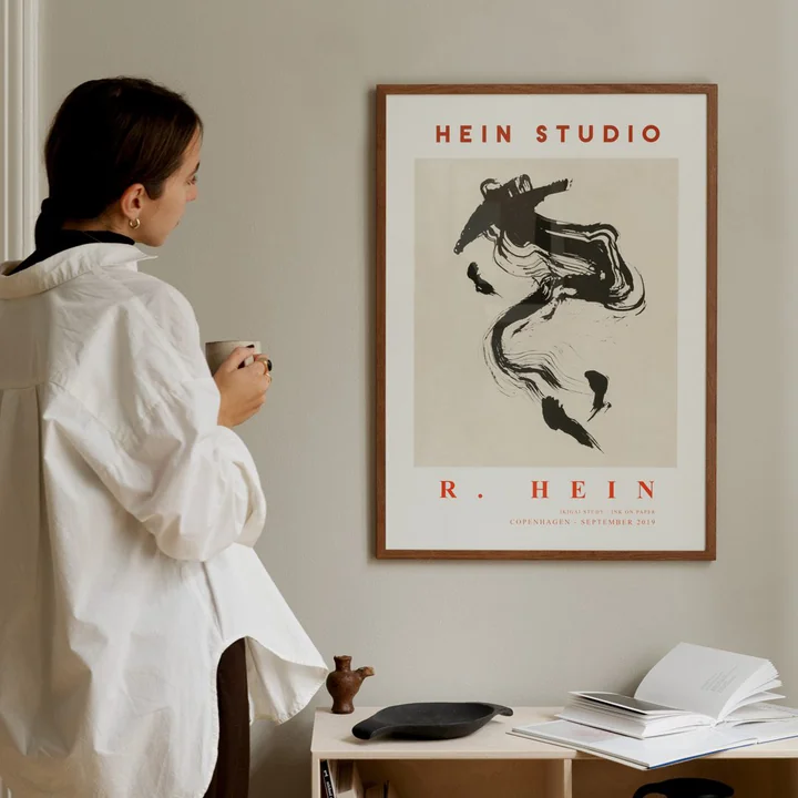 Cadre en chêne brun pour The Poster Club