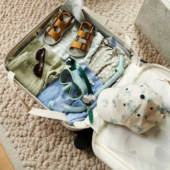 Hollie Hardcase Valise, 40,5 x 40,5 cm, peach / sea shell de LIEWOOD