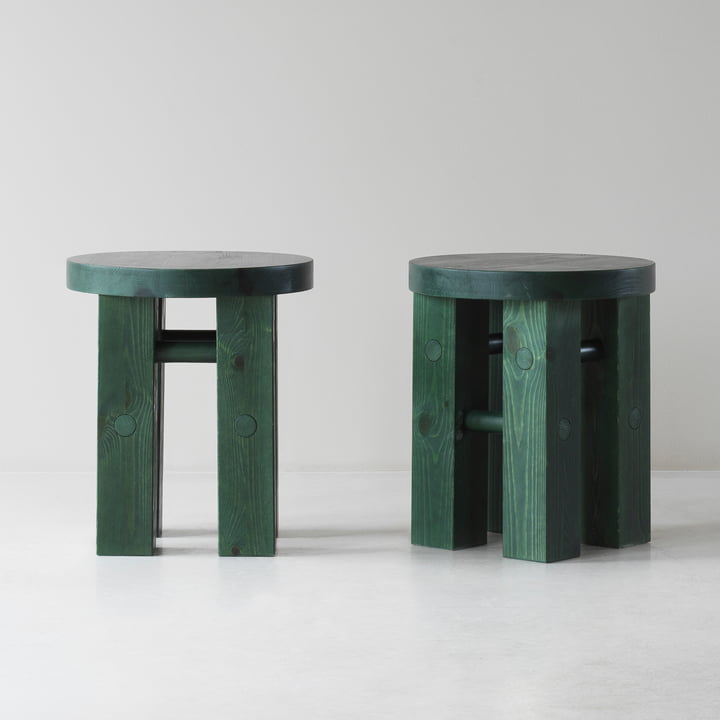 Fyr Tabouret, vert foncé de Normann Copenhagen