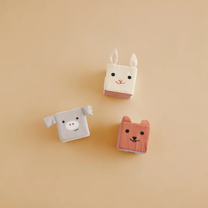 Edvin Cubes en tissu de Kids Concept