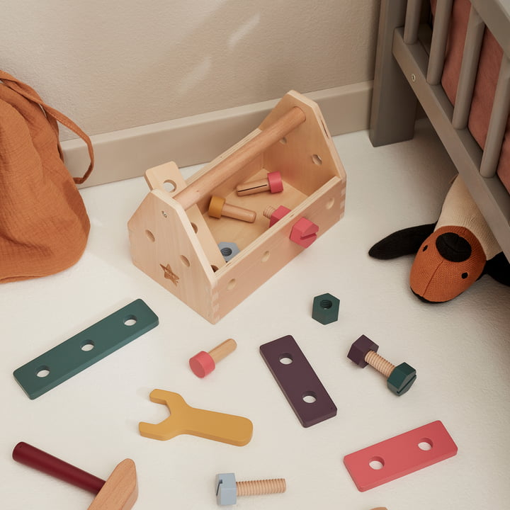 Kid's Hub Caisse à outils avec accessoires de Kids Concept