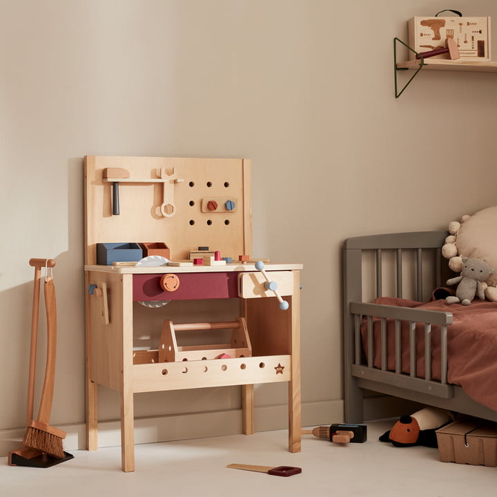 Kid's Hub Établi avec accessoires de Kids Concept