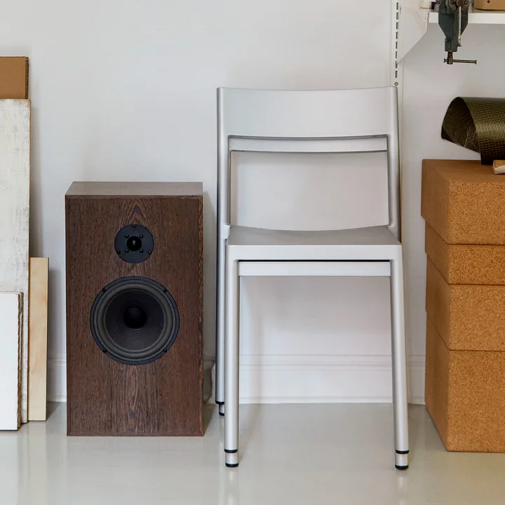 Type Chaise, gris argenté de HAY