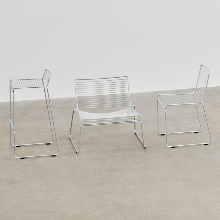 Hee Chaises, hot galvanised de Hay