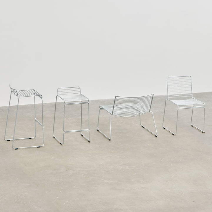 Hee Chaises, hot galvanised de Hay