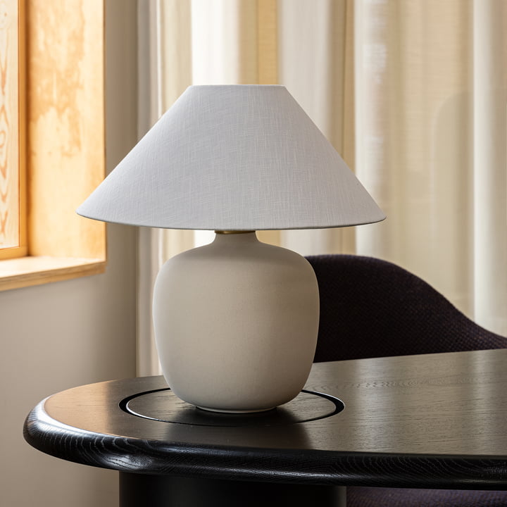 Audo - Torso Lampe de table H 37 cm, sand / off white