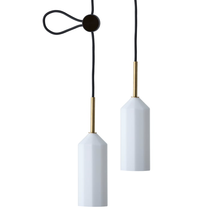 Le Klint - Pliverré lampe à suspension, noir / blanc