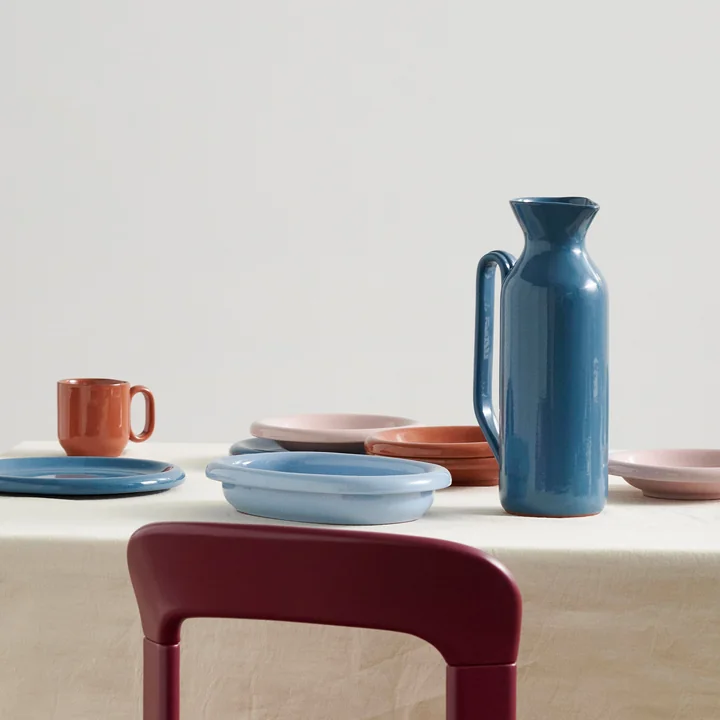 Barro Pot, grand, bleu foncé de HAY