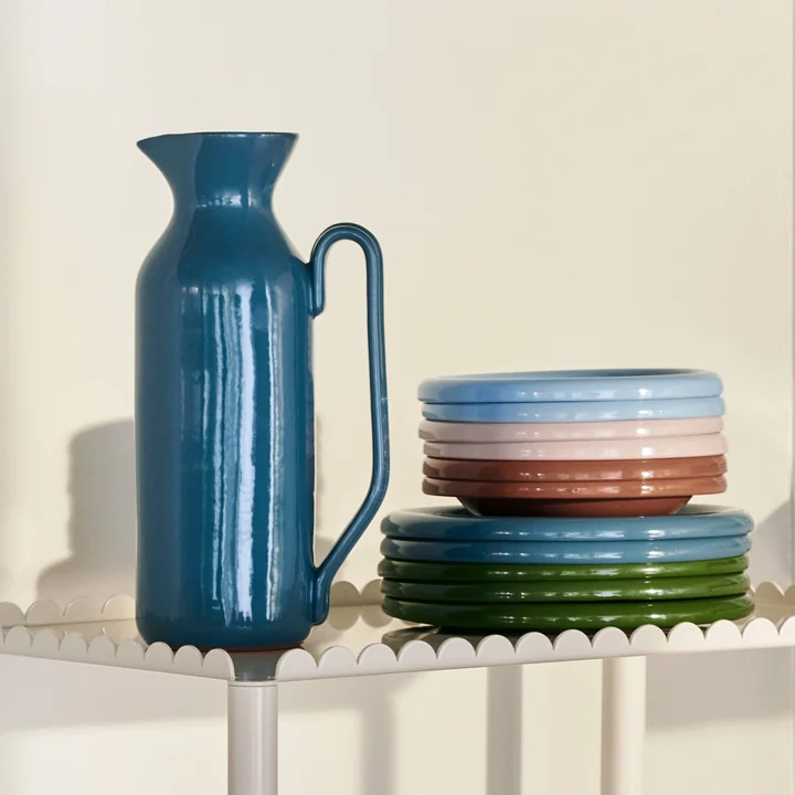 Barro Pot, grand, bleu foncé de HAY