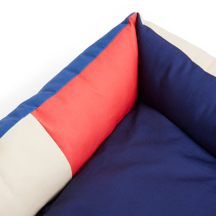 Lit pour chien, M, rouge / bleu de Hay