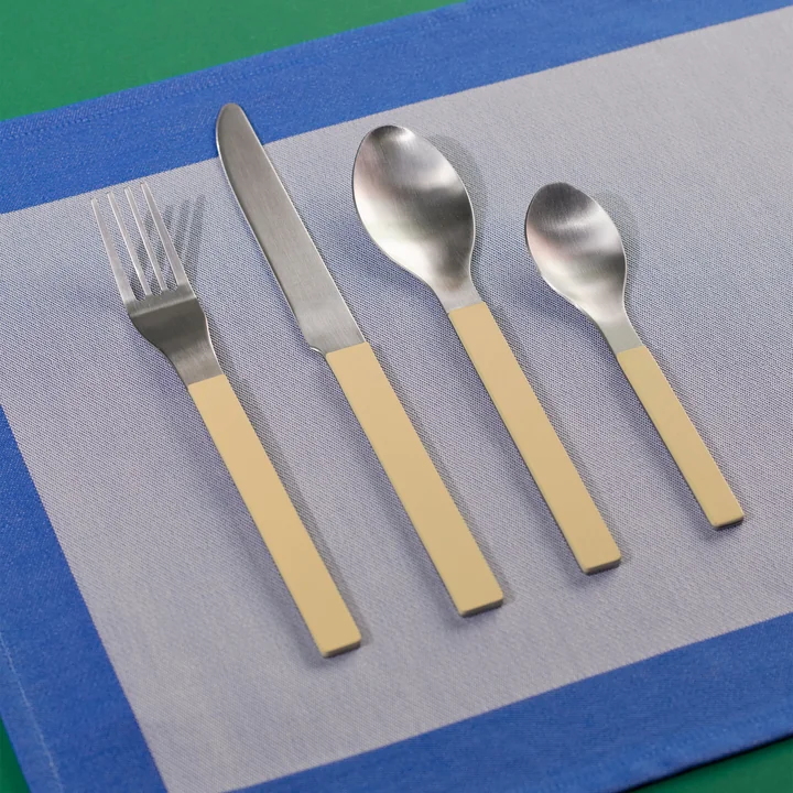 MVS Set de couverts, jaune (set de 4) de HAY