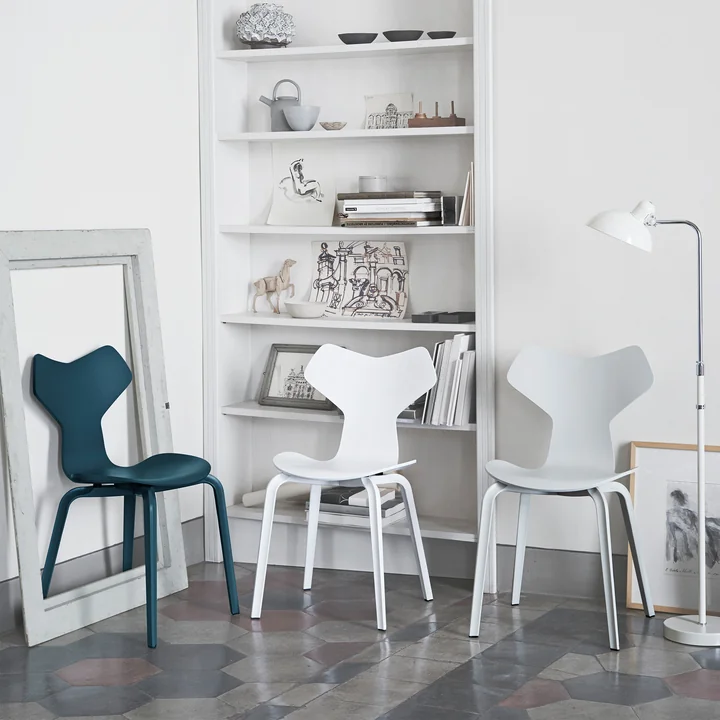 Fritz Hansen - Grand Prix Chaise en bois