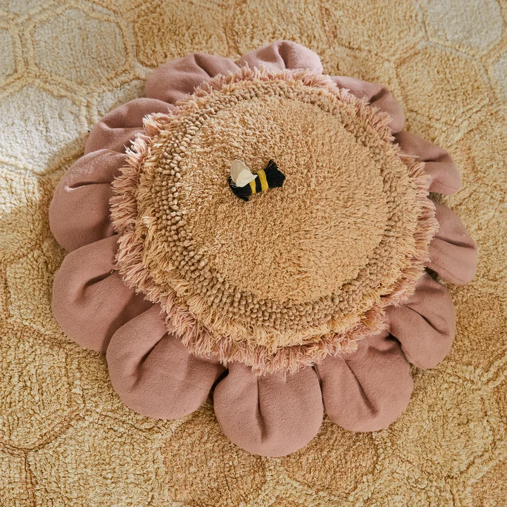 Pink Daisy Coussins de sol de Lorena Canals