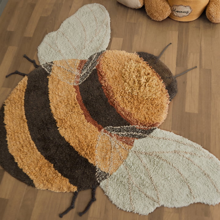 Bee tapis lavable de Lorena Canals