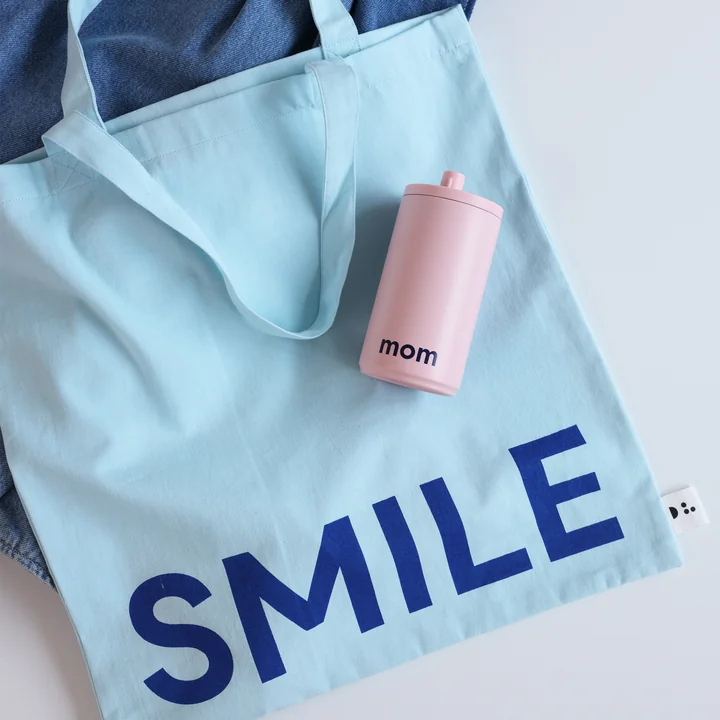 Travel mug, 0.35 l, mom / powder pink de Design Letters