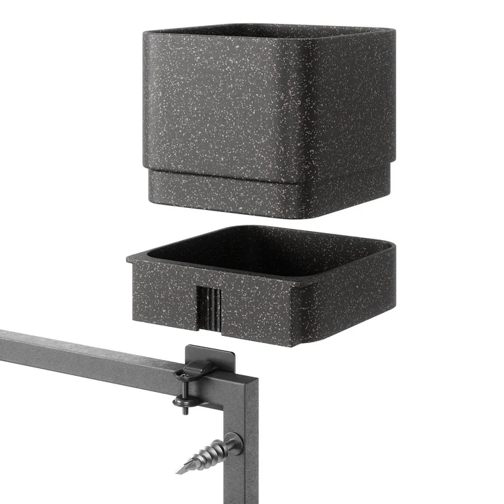 Cubiko Jardinière murale, noir de Umbra