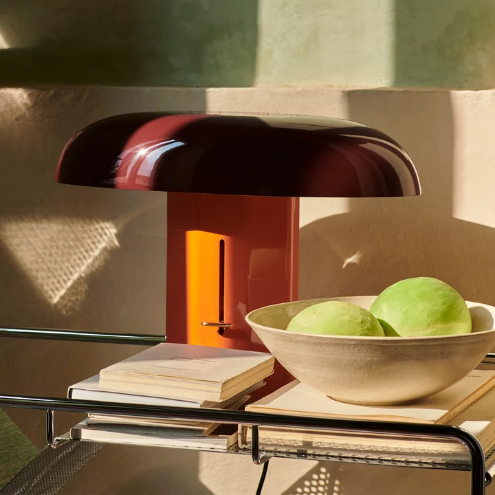 Montera Lampe de table JH42, amber / ruby de & Tradition