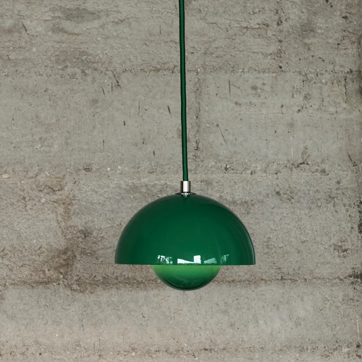 FlowerPot Suspension VP10, vert signal de & Tradition
