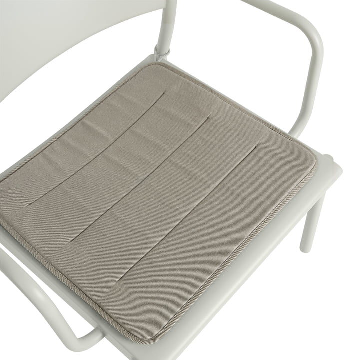 Coussin d'assise pour Linear Steel Chair, gris clair de Muuto