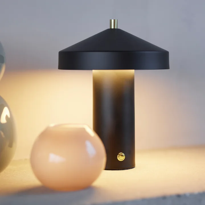 OYOY - Hatto Lampe de table LED, noir