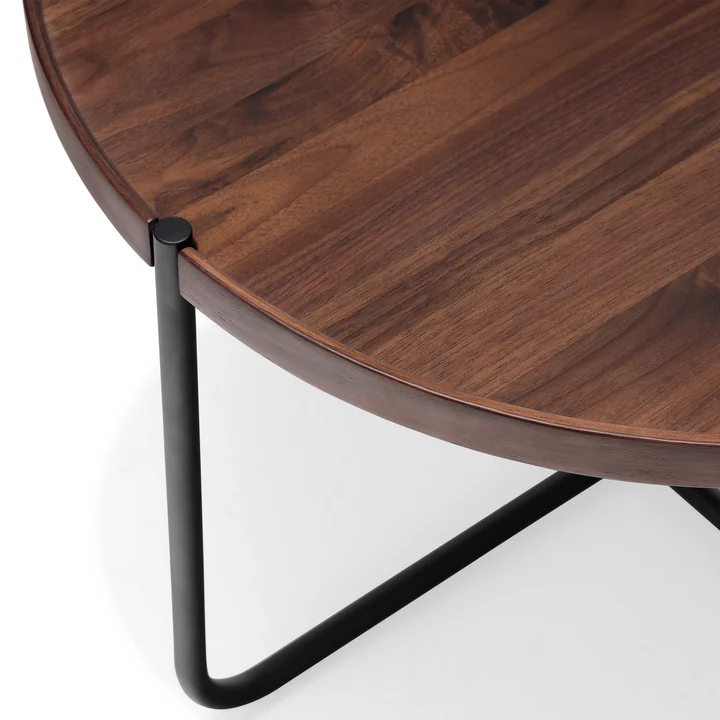 Studio Zondag - Licht Coffee Table Ø 60 cm, noix / noir