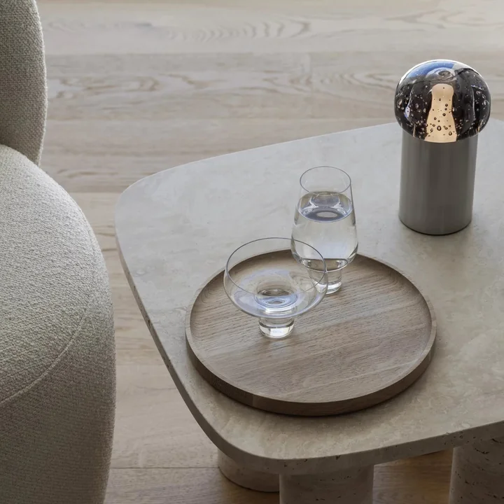 Iris Lampe de table LED avec batterie de Blomus