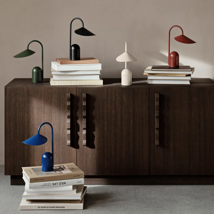 Arum Lampe de table à LED rechargeable, groupe de Ferm Living