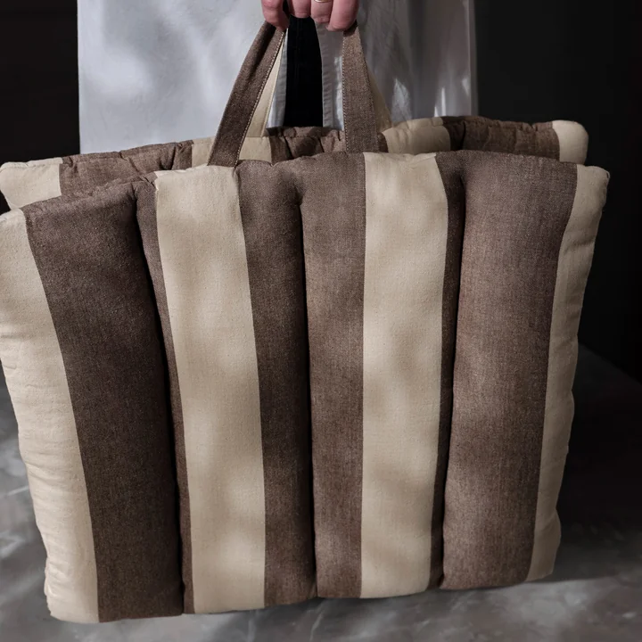 Strand Tapis pliable, marron/beige de Ferm Living