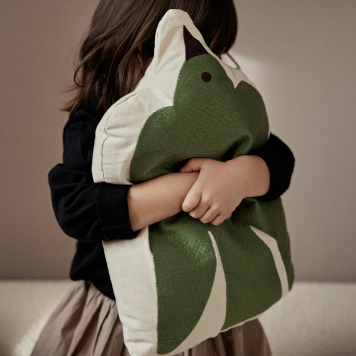 Swif Bird Coussin, avocado green de ferm Living