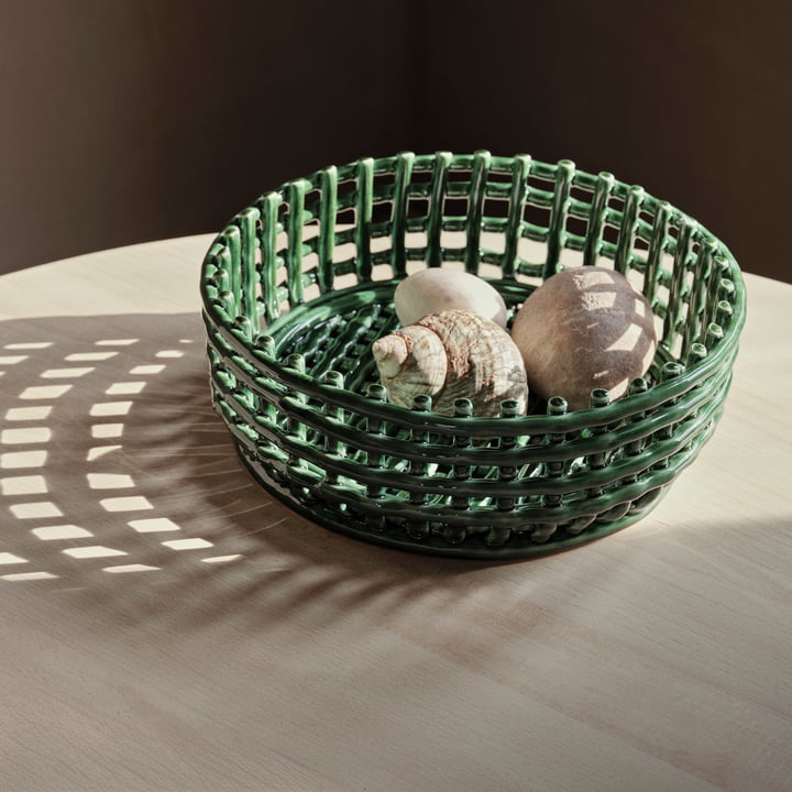 Céramique Centerpiece, emerald green de ferm Living