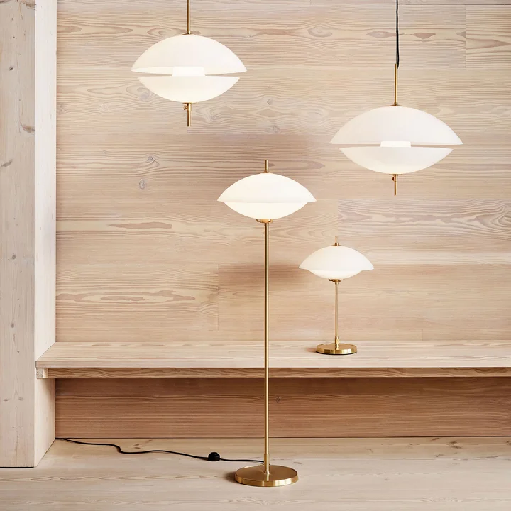 Clam Lampadaire de Fritz Hansen
