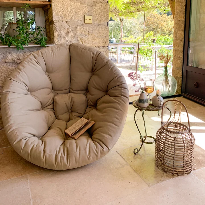 Nido Fauteuil pliable, beige de Karup Design