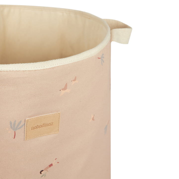 Panier de rangement, Ø 37 x H 41 cm, pink sweet home de Nobodinoz