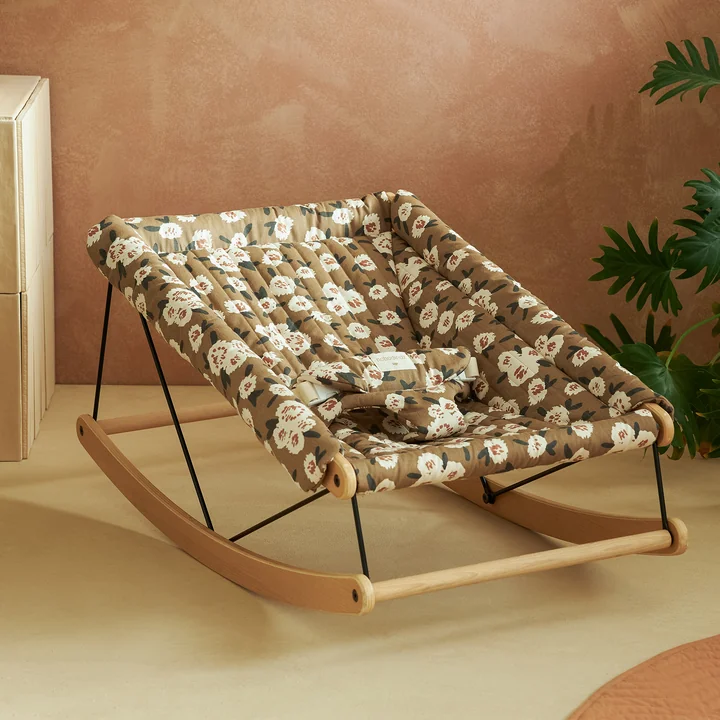 Growing Green Coussin pour transat, camellia de Nobodinoz