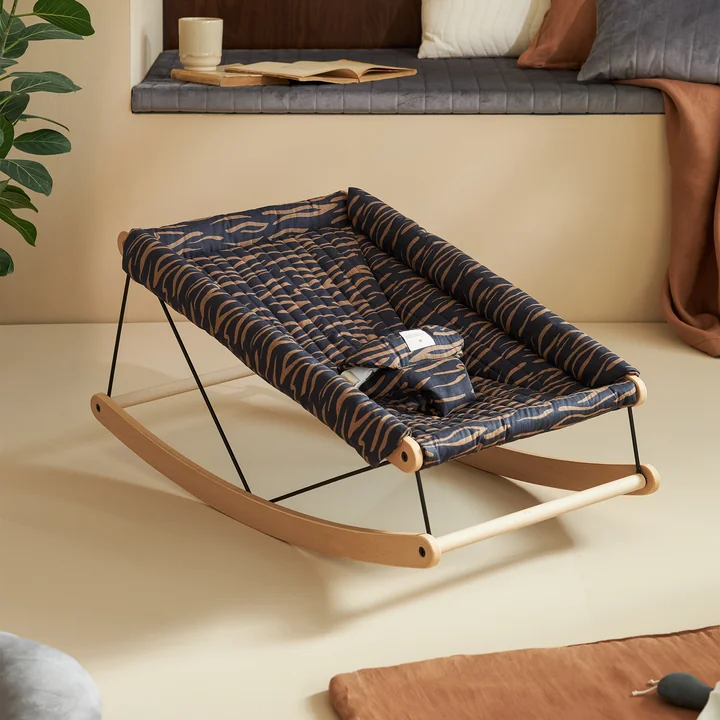 Growing Green Coussin pour transat, blue waves de Nobodinoz