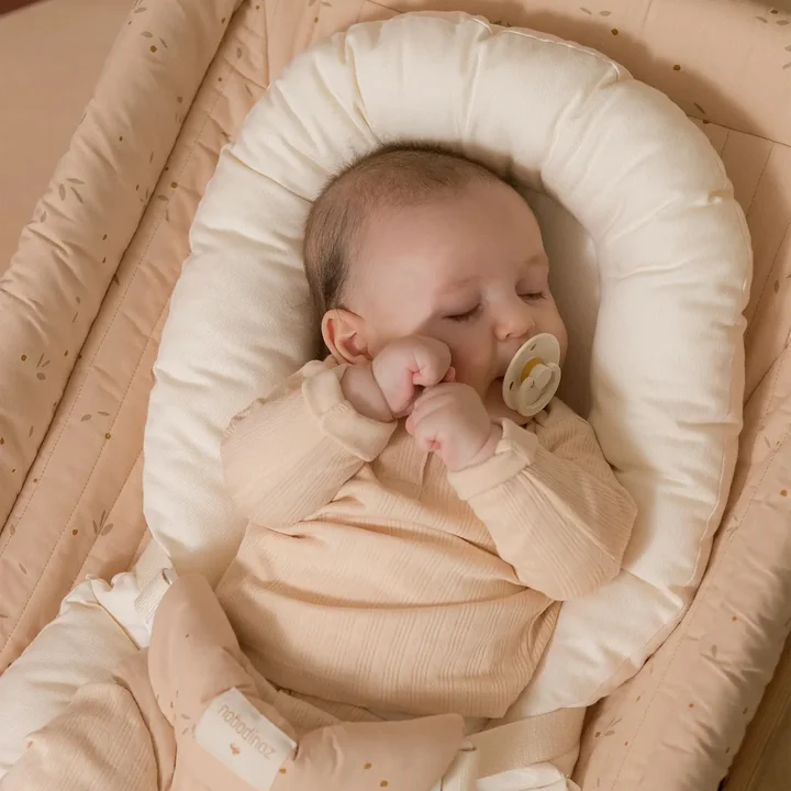 Growing Green Coussin pour transat, naturel (coton sergé) de Nobodinoz